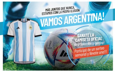 Ganate la camiseta de Argentina!