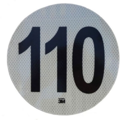 Círculo Reflectivo de 3M Máxima Velocidad 110    
