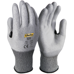 Guante Resistente al Corte Nivel 5 G13 Baño PU Refuerzo Indice/Pulgar DUTY