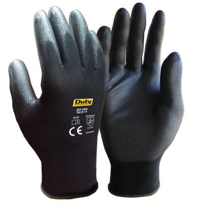 Guante Poliéster G13 CON BAÑO DE PU - DUTY